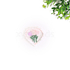 Flower Embroidery Style Cotton Iron on/Sew on Patches PW-WG81E55-06-1