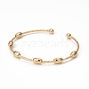 Rack Plating Brass Cuff Bangles BJEW-E071-12G-3