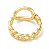 Brass Open Cuff Ring RJEW-E292-09G-3