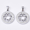 201 Stainless Steel Pendants STAS-N089-29P-1