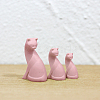3 Sizes Resin Cat Miniature Ornaments MIMO-PW0002-01A-1