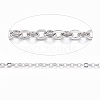 Tarnish Resistant 304 Stainless Steel Cable Chains CHS-E004-01P-1