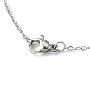 Non-Tarnish 304 Stainless Steel Pendant Necklace for Women NJEW-JN04387-02-5