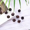 Coconut Brown Barrel Natural Wood Beads X-WOOD-S030-08-LF-6