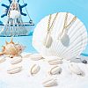 60Pcs Natural Cowrie Shell Pendants FIND-FH0004-87-5