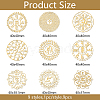 Nickel Decoration Stickers DIY-WH0450-073-2