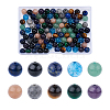 Kissitty 100Pcs 10 Style Natural Gemstone Beads G-KS0001-04-18