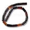 Dyed & Heated Natural Agate Beads Strands G-G177-H01-01B-3