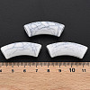Opaque Crackle Acrylic Beads MACR-S372-001N-010-5