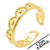 Vintage Stainless Steel Couple Open Cuff Rings for Men and Women GN4132-2-1