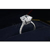 Brass Crystal Rhinestone Finger Rings for Women WGCDF56-05-2