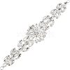 1Pc Shiny Flower Crystal Rhinestone Trim DIY-FG0003-36-1