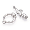 304 Stainless Steel Toggle Clasps STAS-A092-05P-1-2