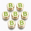 Alloy Enamel Beads ENAM-S122-029B-RS-1