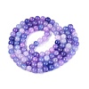Baking Paint Crackle Glass Beads Strands GLAA-Q106-03A-05-2