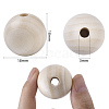 Unfinished Natural Wood Beads X-WOOD-S651-A18mm-LF-3