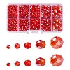 Electroplate Glass Beads Strands EGLA-YW0003-87B-1