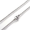 304 Stainless Steel Pendant Necklaces STAS-I099-16-P-5