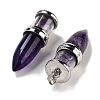 Natural Amethyst Pointed Big Pendants G-B077-02P-05-2