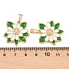304 Stainless Steel Enamel Pendants STAS-P438-12C-G-3