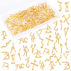 Olycraft 144Pcs Dipper Zinc Alloy Pendants PALLOY-OC0002-78G-1