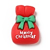 Opaque Christmas Resin Cabochons RESI-G039-07-2