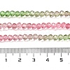 Transparent Painted Glass Beads Strands X1-DGLA-A034-T3mm-A18-3