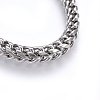 Non-Tarnish 304 Stainless Steel Wheat Chain Necklaces NJEW-H493-16P-2