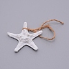 Mediterranean Style Resin Pendant Decorations HJEW-WH0014-12-1