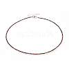 Natural Tiger Eye Beaded Necklaces NJEW-JN02492-10-1