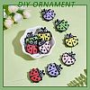 10Pcs 5 Colors Silicone Beads JX773A-4