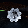 Natural Quartz Crystal Lotus Sculpture Display Decorations PW-WG1D33D-01-3