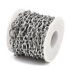 304 Stainless Steel Twist Oval Link Chains CHS-K017-03P-2