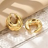 304 Stainless Steel Hoop Earrings EJEW-Q011-11G-4