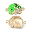 Alloy Crystal Rhinestone Connector Charms FIND-C019-31KCG-2