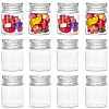 SUNNYCLUE 30Pcs Clear Glass Bottles Bead Containers CON-SC0001-11S-01-1