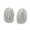 Non-Tarnish 304 Stainless Steel Stud Earring Findings STAS-Q225-07A-1