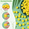 120Pcs Sequin Polypropylene Fiber Silk Pompom Ball FIND-SC0019-70A-3
