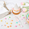 300Pcs 10 Colors Opaque Acrylic Beads SACR-SP0001-53B-4
