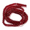 1 Strand Transparent Crackle Glass Round Beads Strands X-CCG-Q001-4mm-18-4