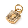 304 Stainless Steel Rhinestone Pendants RB-CBA324D-01G-02-2
