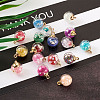 Kissitty Transparent Glass Globe Pendants GLAA-KS0001-02-11