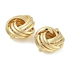 Knot Brass Connector Charms KK-N254-100G-2