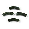 Opaque Two Tone Color Acrylic Beads MACR-ZX023-02B-1