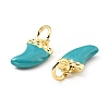 Brass Enamel Charms KK-G416-37G-05-2