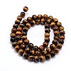 Natural Tiger Eye Beads Strands X-G-J303-11-4mm-2