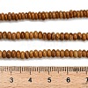 Natural Wood Lace Stone Wooden Jasper Beads Strands G-L635-A19-4x2mm-6