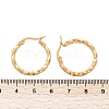 201 Stainless Steel Hoop Earrings X-EJEW-I245-07B-3