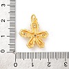 Brass Micro Pave Cubic Zirconia Pendants KK-U033-09G-01-3