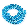 Transparent Glass Beads Strands GLAA-T032-T8mm-06-3